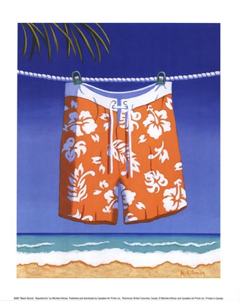 Framed Beach Bound - Boardshorts Print