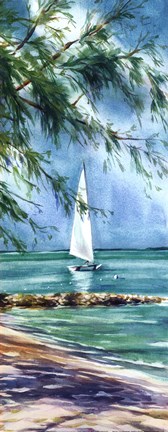 Framed Sailing Alone Print