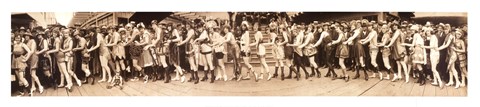 Framed Bathing Girl Parade 1920 Print