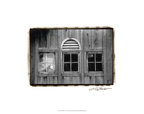 Framed Barn Windows #1 Print
