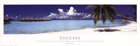 Framed Inspirational - Success Print