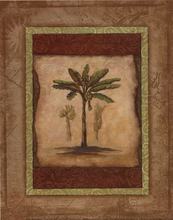 Framed Palm Botanical Study I - special Print