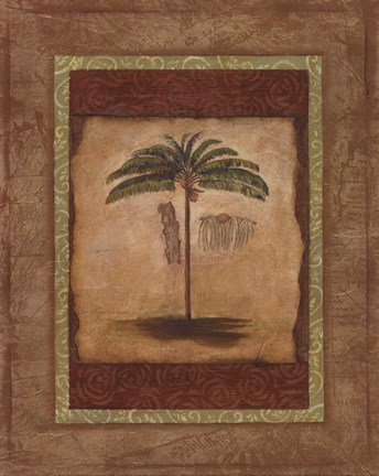 Framed Palm Botanical Study II - special Print