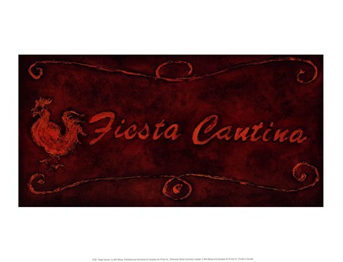 Framed Fiesta Cantina Print