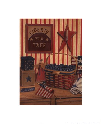 Framed Liberty For Thee Print