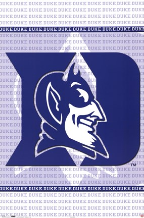 Framed Duke-Logo Print