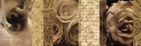 Framed Poetic Roses 02 Print
