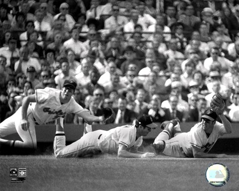 Framed Brooks Robinson  - Multi-Exposure Print