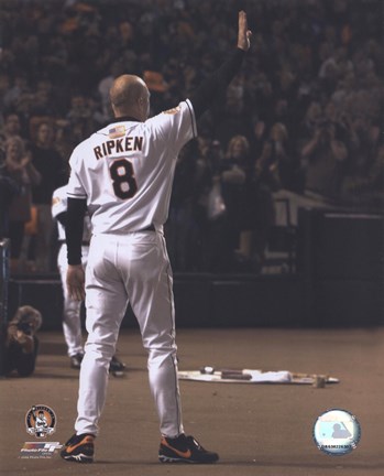 Framed Cal Ripken Jr. - Last Game Waving Print