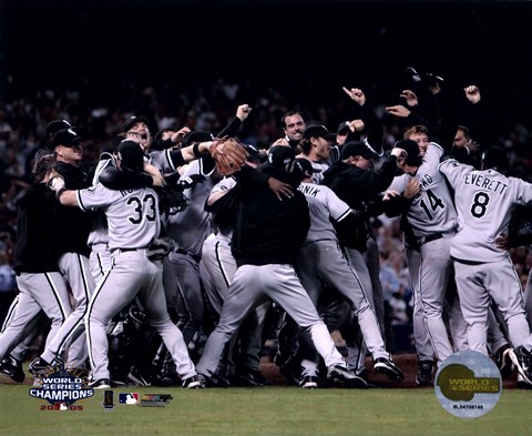 Framed 2005 World Series White Sox Victory Celebration Print
