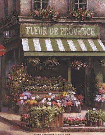 Framed Fleurs De Provence Print