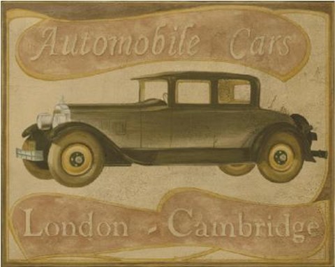 Framed London - Cambridge Car Print