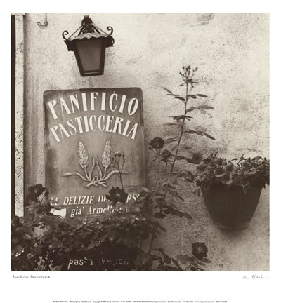 Framed Panificio Pasticerria Print