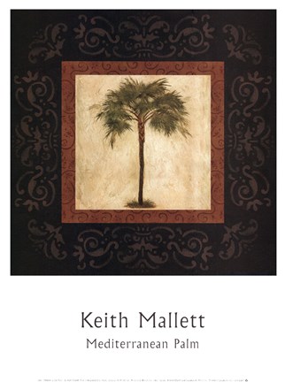 Framed Mediterranean Palm Print