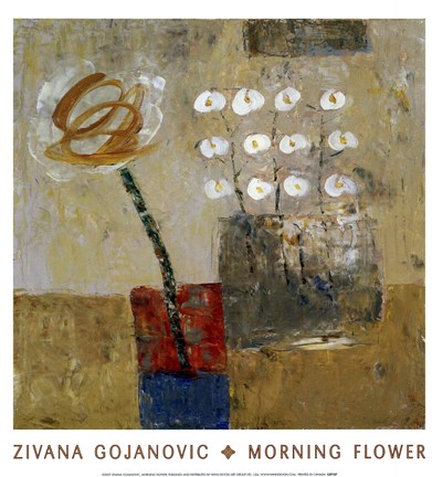 Framed Morning Flower Print