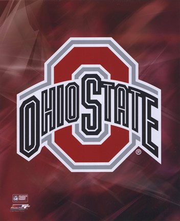 Framed Ohio State logo Print