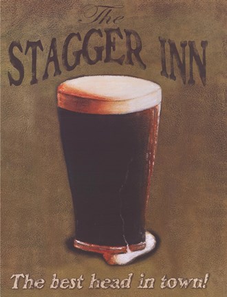 Framed Stagger Inn Print