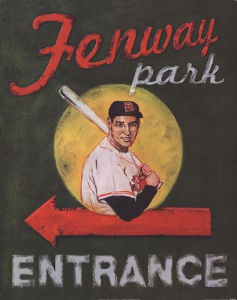 Framed Fenway Park Entrance Print
