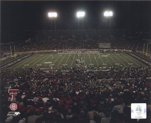 Framed Jones AT&amp;T Stadium, Red Raiders 2007 - Texas Tech Print