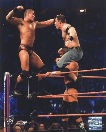 Framed Randy Orton - Wrestlemania 24, 2008 #486 Print
