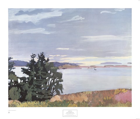 Framed View of Barred Island Print
