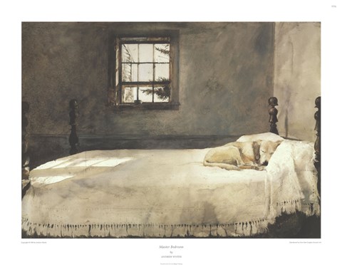 Framed Master Bedroom, c.1965 Print