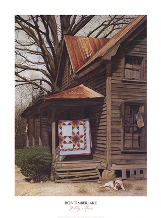 Framed Gilley&#39;s House Print