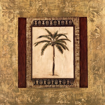 Framed Stately Palm II Print