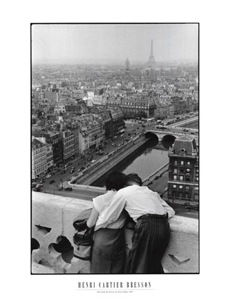 Framed Bresson - View from the Towers of Notre Dame Print