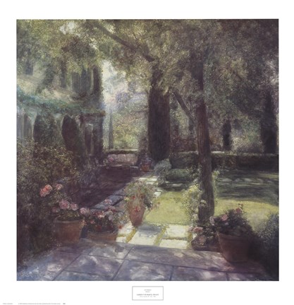 Framed Garden for Marcel Proust Print