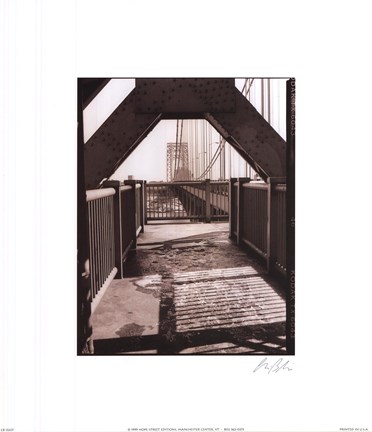 Framed George Washington Bridge Print