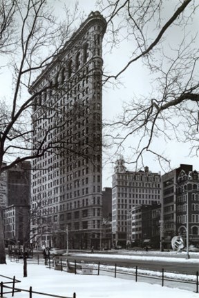 Framed Flat Iron Building Print