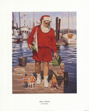 Framed Merry Mariners Print