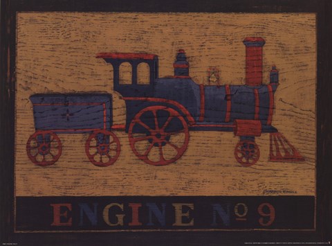 Framed Engine No. 9 Print