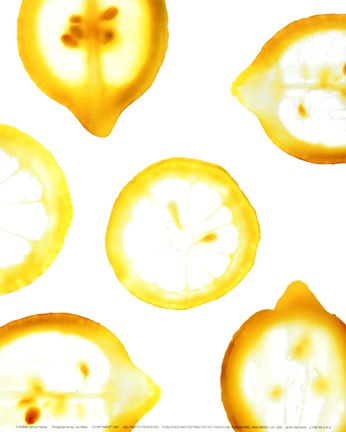 Framed Lemon Yellow Print