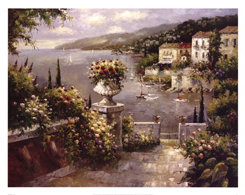 Framed Capri Vista II Print
