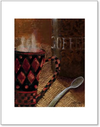 Framed Still Life with Coffee II Print