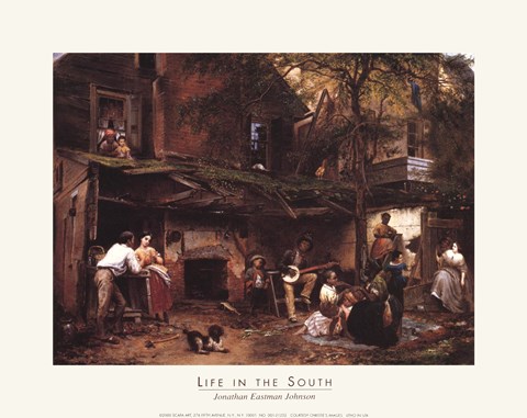 Framed Life In The South Print