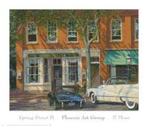 Framed Spring Street II Print
