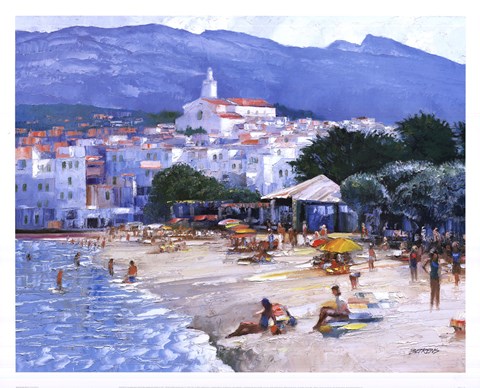 Framed Along The Costa Brava Print