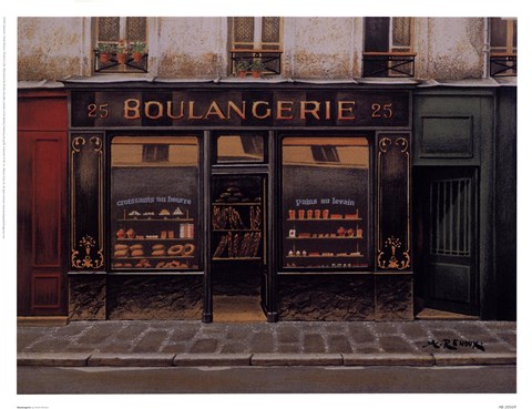 Framed Boulangerie Print