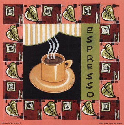 Framed Coffee-Espresso Print