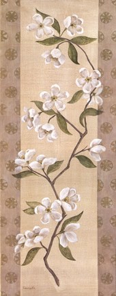 Framed Asian White Cherry Print