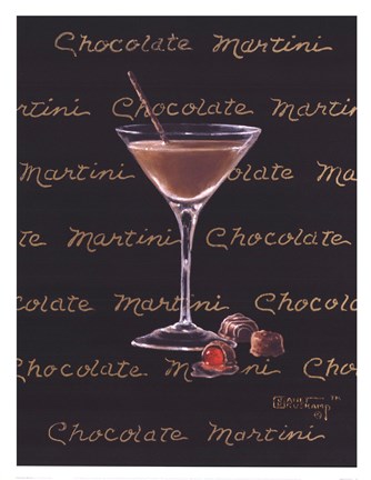 Framed Chocolate Martini Print
