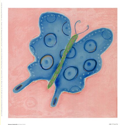 Framed Groovy Butterfly Print