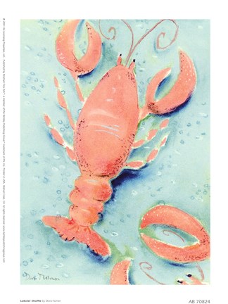 Framed Lobster Shuffle Print