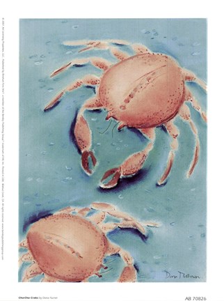 Framed Cha-Cha Crabs Print