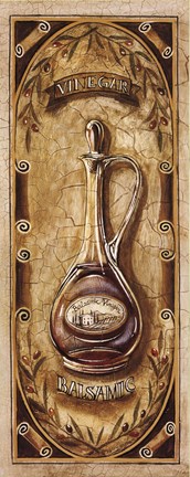 Framed Vinegar - Balsamic Print