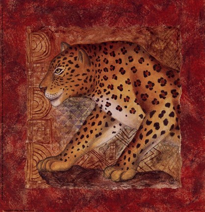 Framed Leopard Safari Print