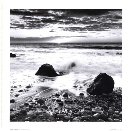 Framed Coast Sunrise Print